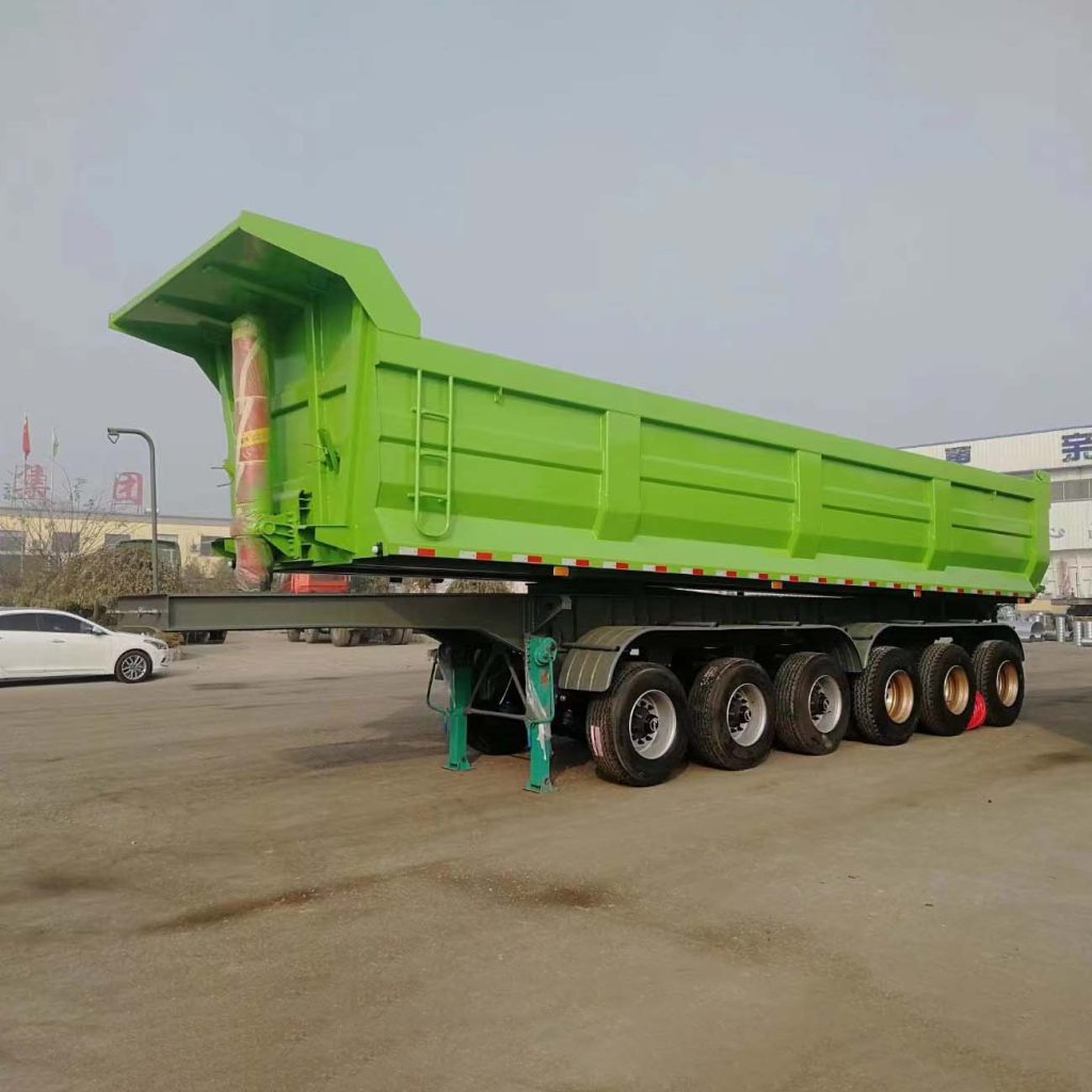 Luckin Heavy Duty Hydraulic Dump Truck Tipper Semi Trailer for sale in