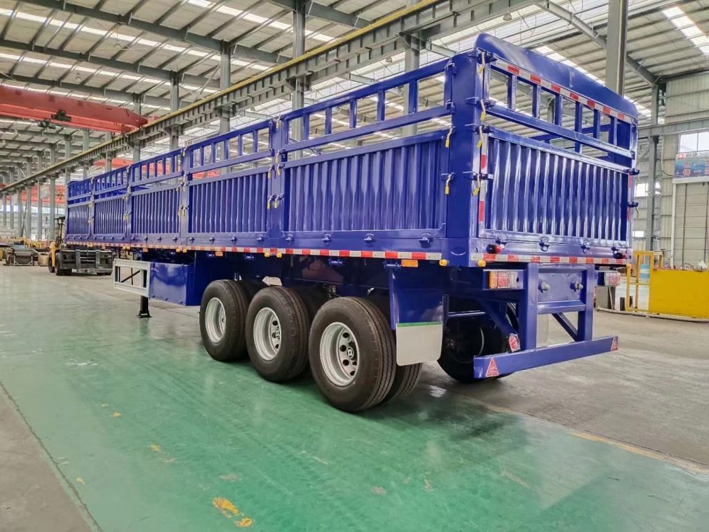 3 Axles 60 Ton Fence Cargo Trailer will be sent to Tanzania插图6